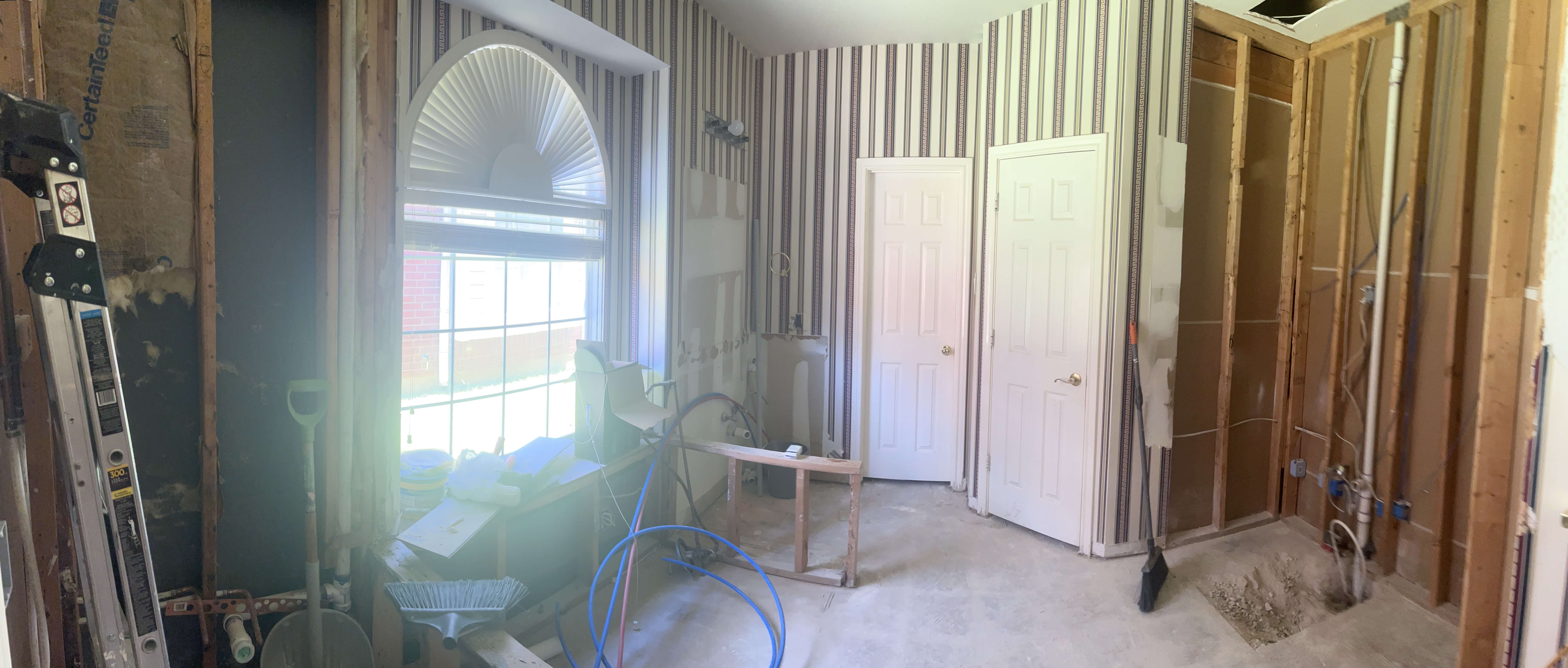 Hardwood floor installation