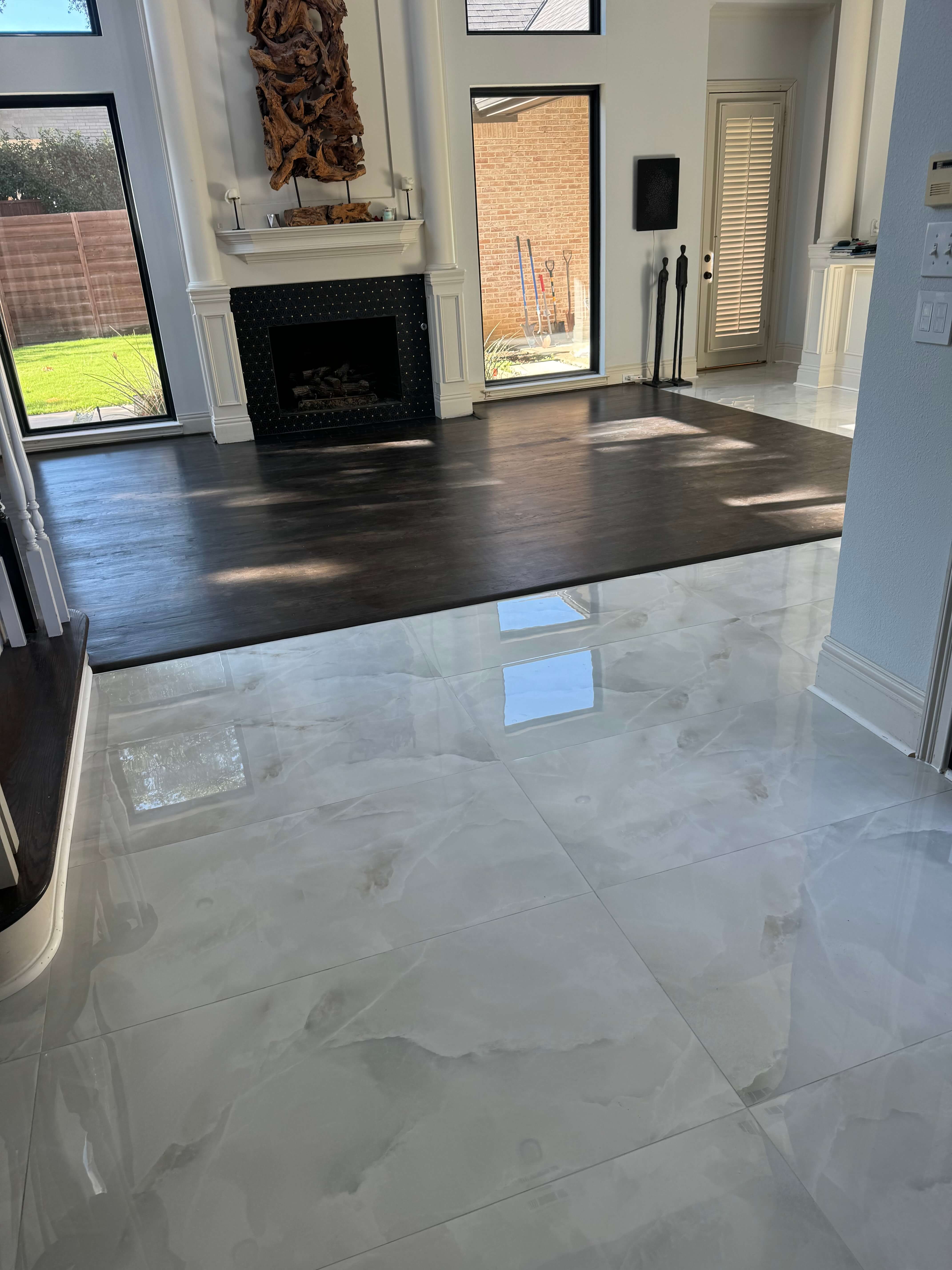 Completed flooring project