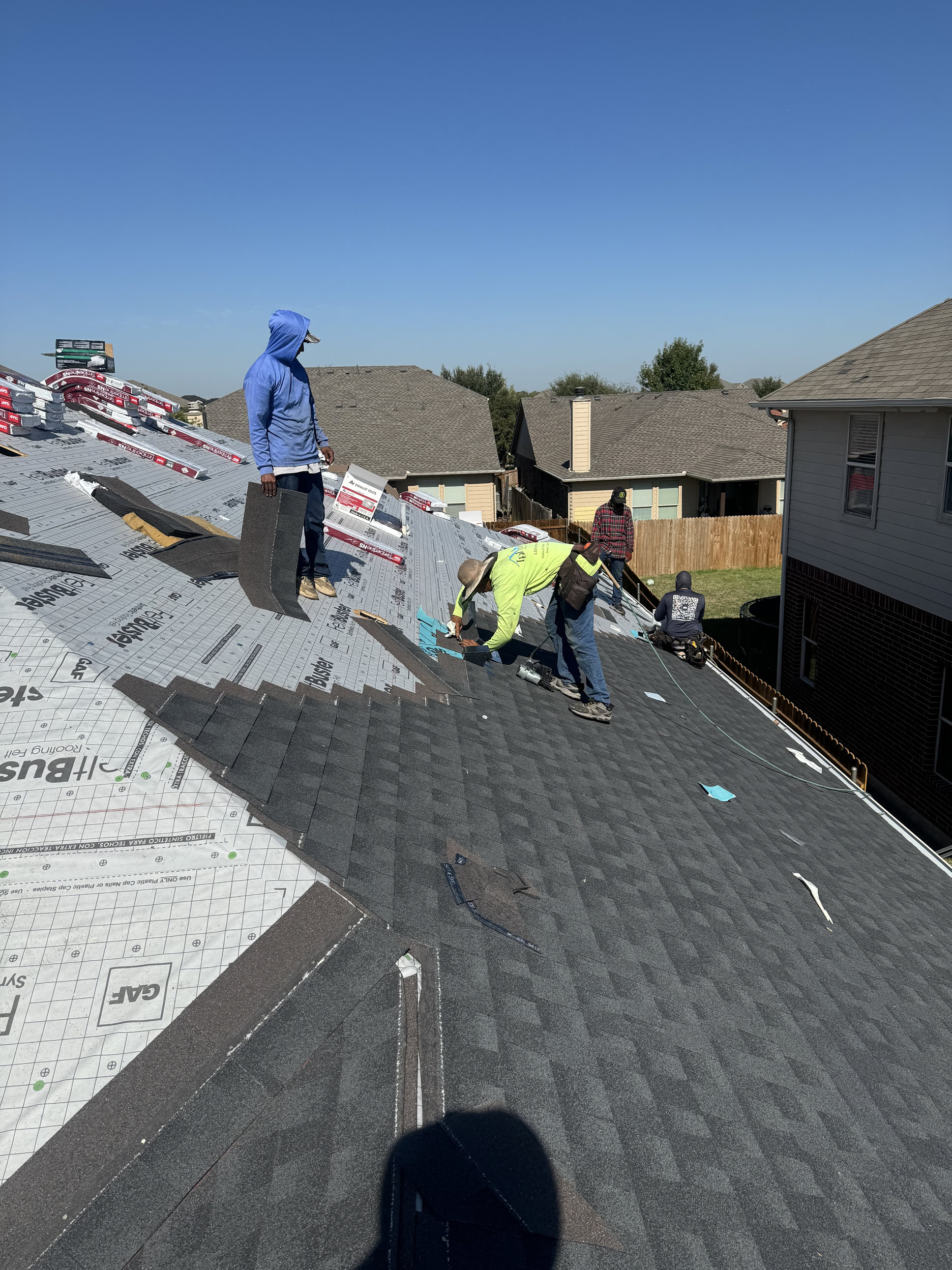 Roof before replacement