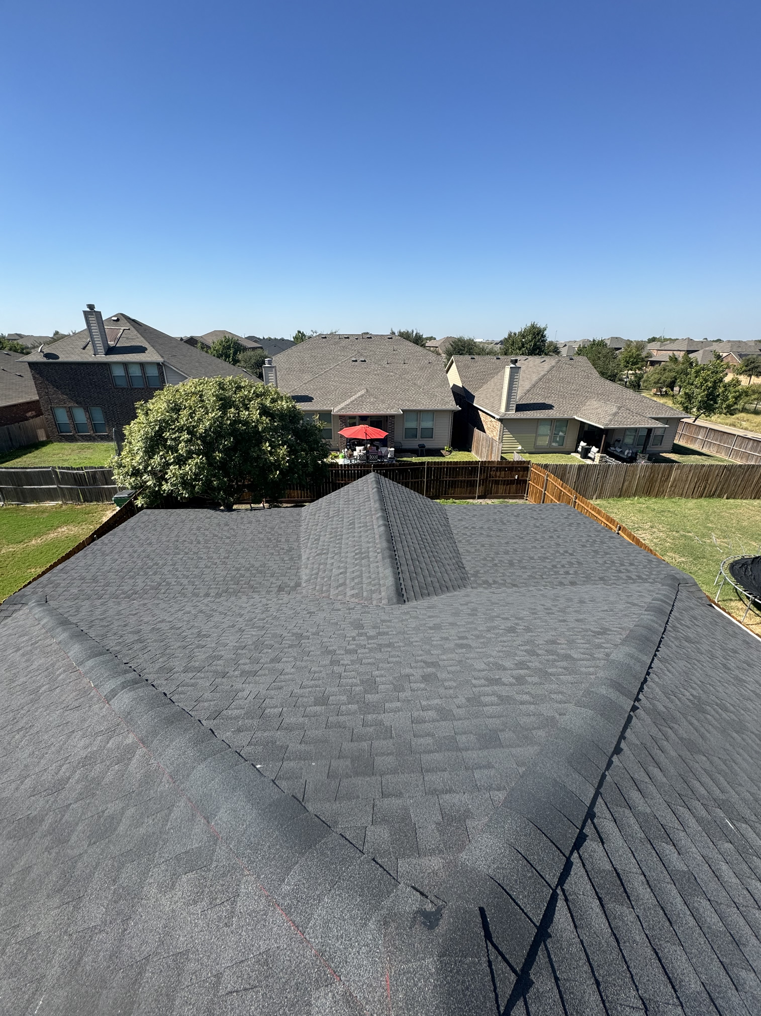 Completed roof replacement